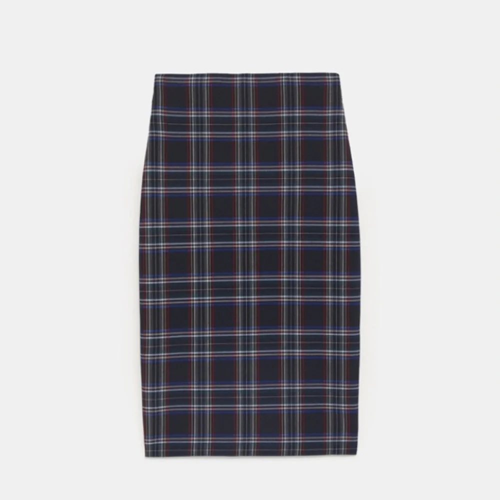Zara plaid pencil skirt - Picture 6 of 7